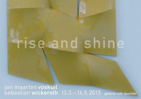 Einladungskarte, Galerie Leuchter 2015